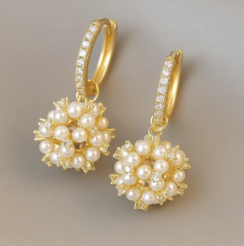 Aurelia Cluster Pearl Drops