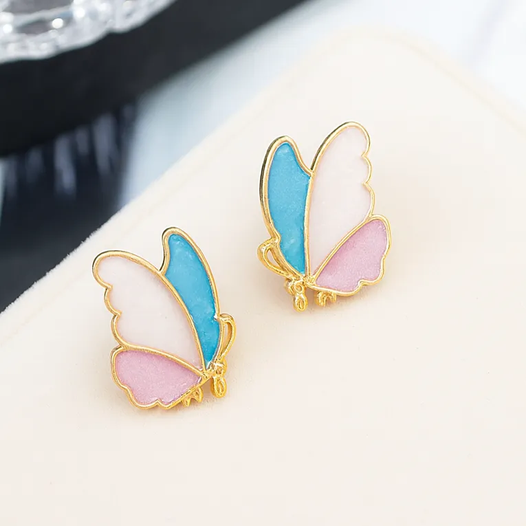 Pastel Dream Butterfly Studs