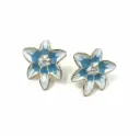 Blue Blossom Stud Earrings