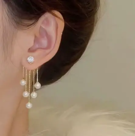 Elegant Pearl Drop Earrings
