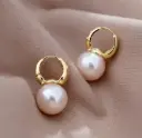 Classic Pearl Hoop Drops