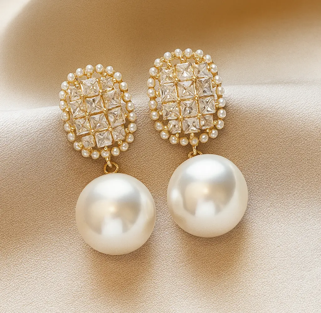 Regal Pearl Cluster Drops