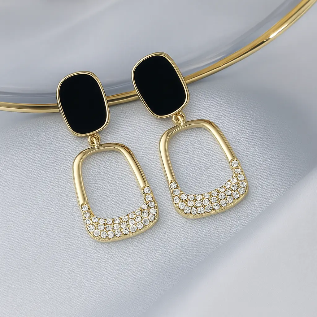 Pearl Leaf Jacket Earrings