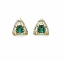 Emerald Radiance Studs
