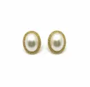 Imperial Pearl Oval Studs